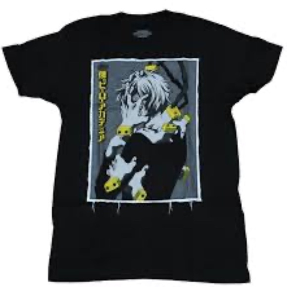 My Hero Academia Mens T-Shirt - Framed Profile Tomura Shigaki Graphic Image - Picture 1 of 7